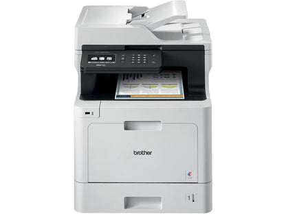 Brother Color Laser Printer, Multifunction Printer, All-in-One Printer, MFC-L8610CDW, Wireless Networking, Automatic Duplex Printing, Mobile Printing and Scanning