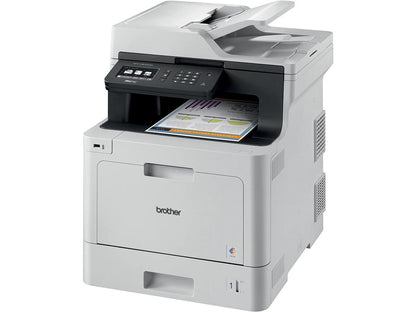 Brother Color Laser Printer, Multifunction Printer, All-in-One Printer, MFC-L8610CDW, Wireless Networking, Automatic Duplex Printing, Mobile Printing and Scanning