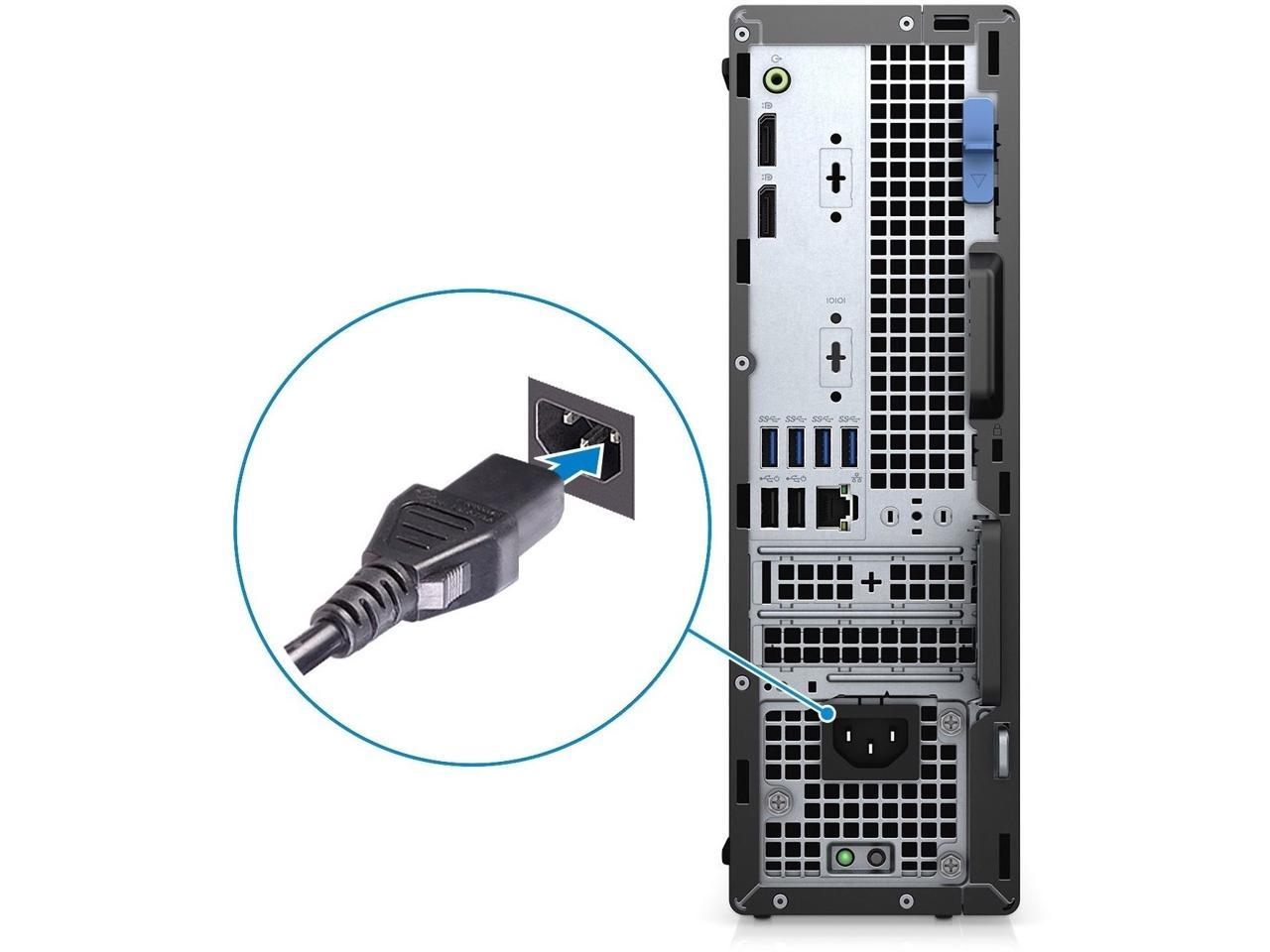 Dell OptiPlex 5000 5080 Desktop Computer - Intel Core i7 10th Gen i7-10700 Octa-core (8 Core) 2.90 GHz - 8 GB RAM DDR4 SDRAM - 256 GB SSD - Small Form Factor - Windows 10 Pro 64-bit - Intel UHD Graphi