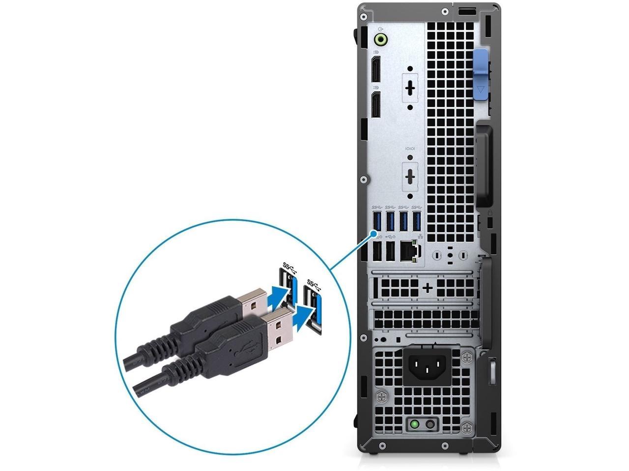 Dell OptiPlex 5080 SFF Desktop Computer i7-10700 16GB 256GB SSD W10P CMN63