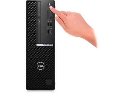 Dell OptiPlex 5000 5080 Desktop Computer - Intel Core i7 10th Gen i7-10700 Octa-core (8 Core) 2.90 GHz - 8 GB RAM DDR4 SDRAM - 256 GB SSD - Small Form Factor - Windows 10 Pro 64-bit - Intel UHD Graphi