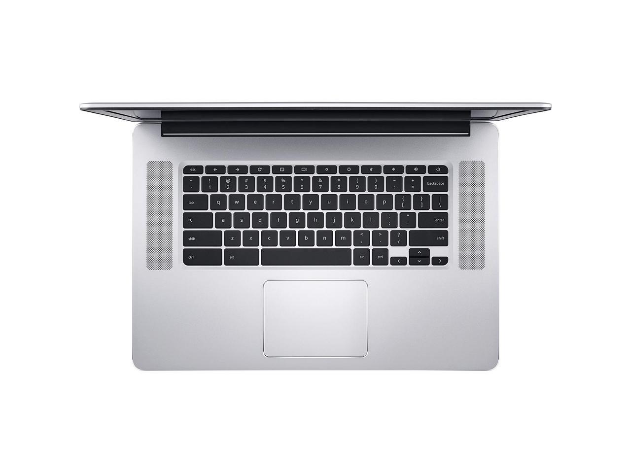 Acer CB515-1H-C3MD 15.6" LCD Chromebook - Intel Celeron N3350 Dual-core (2 Core) 1.10 GHz - 4 GB LPDDR4 - 32 GB Flash Memory - Chrome OS - 1920 x 1080 - In-plane Switching (IPS) Technology, ComfyView - Pure Silver