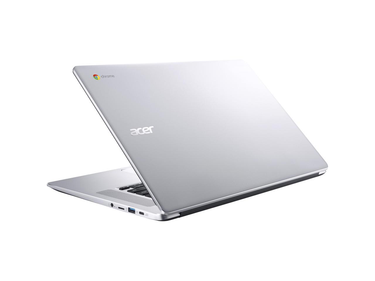 Acer CB515-1H-C3MD 15.6" LCD Chromebook - Intel Celeron N3350 Dual-core (2 Core) 1.10 GHz - 4 GB LPDDR4 - 32 GB Flash Memory - Chrome OS - 1920 x 1080 - In-plane Switching (IPS) Technology, ComfyView - Pure Silver