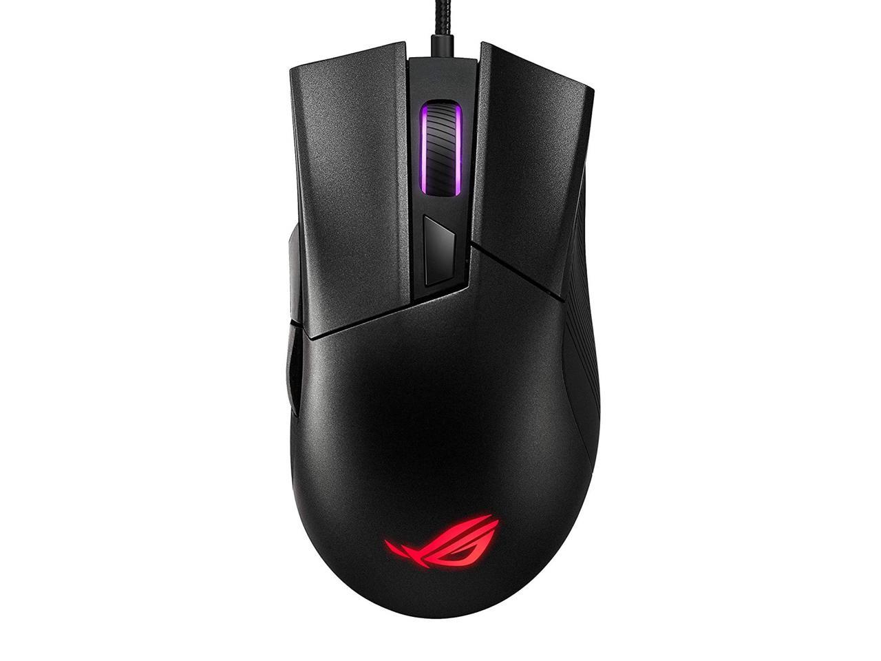 ASUS ROG GLADIUS II CORE 90MP01D0-B0UA00 Black 1 x Wheel USB Wired Optical 6200 dpi Gaming Mouse