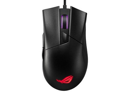 ASUS ROG GLADIUS II CORE 90MP01D0-B0UA00 Black 1 x Wheel USB Wired Optical 6200 dpi Gaming Mouse