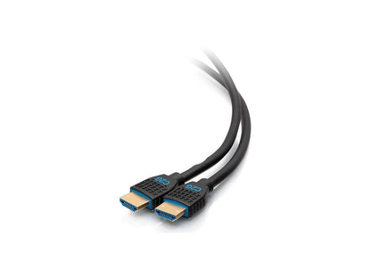 C2G C2G10377 6 ft. Black Performance Series Ultra Flexible High Speed HDMI Cable - 4K 60Hz In-Wall, CMG (FT4) Rated Male to Male