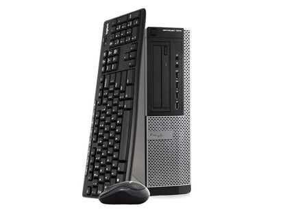 Dell OptiPlex 7010 Desktop Computer PC, Intel i5-3470 3.2GHz, 16GB RAM, 512GB SSD, Windows 10 Pro, New 23.6" FHD LED Monitor, New 16GB Flash Drive, Wireless Keyboard & Mouse, DVD, Wi-Fi