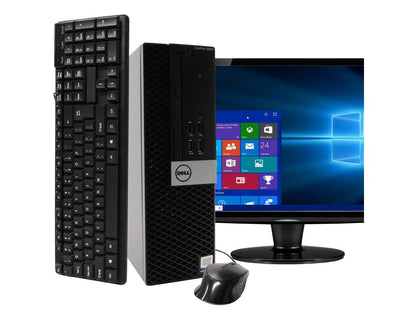 Dell OptiPlex 3040 Desktop Computer PC, 3.20 GHz Intel i5 Quad Core Gen 6, 8GB DDR3 RAM, 512GB SSD Hard Drive, Windows 10 Professional 64 bit, 19â€? Screen