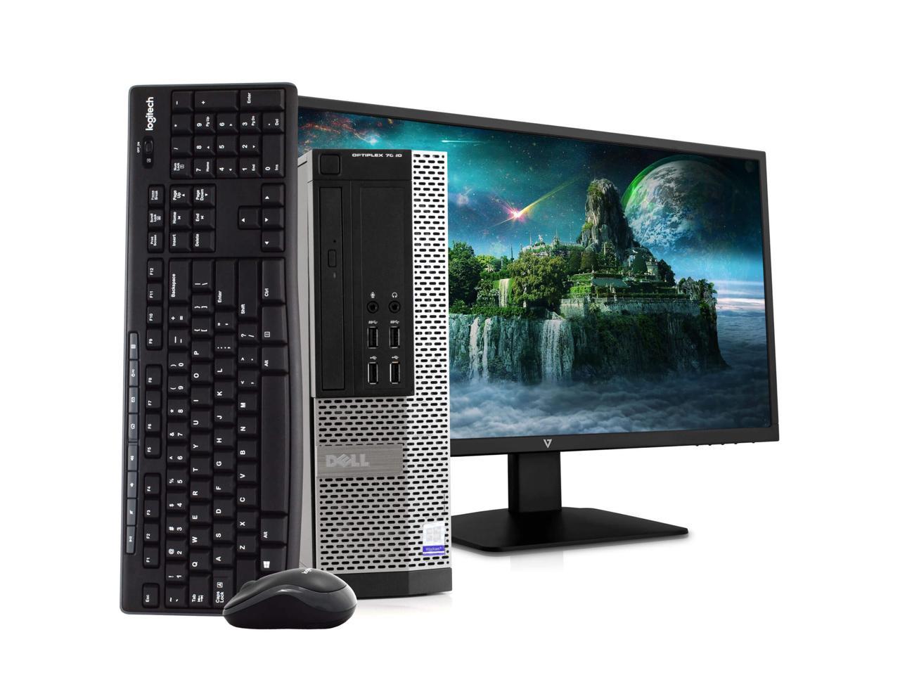 Dell OptiPlex 7020 Small Form Factor Computer PC, 3.30 GHz Intel i5 Quad Core Gen 4, 8GB DDR3 RAM, 500GB SATA Hard Drive, Windows 10 Professional 64 Bit (Grade B)