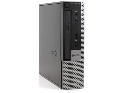 Dell Dell 790 Ultra Small Form Factor Computer PC, 3.20 GHz Intel i5 Quad Core Gen 2, 8GB DDR3 RAM, 250GB SATA Hard Drive, Windows 10 Home 64 bit, 19" Screen