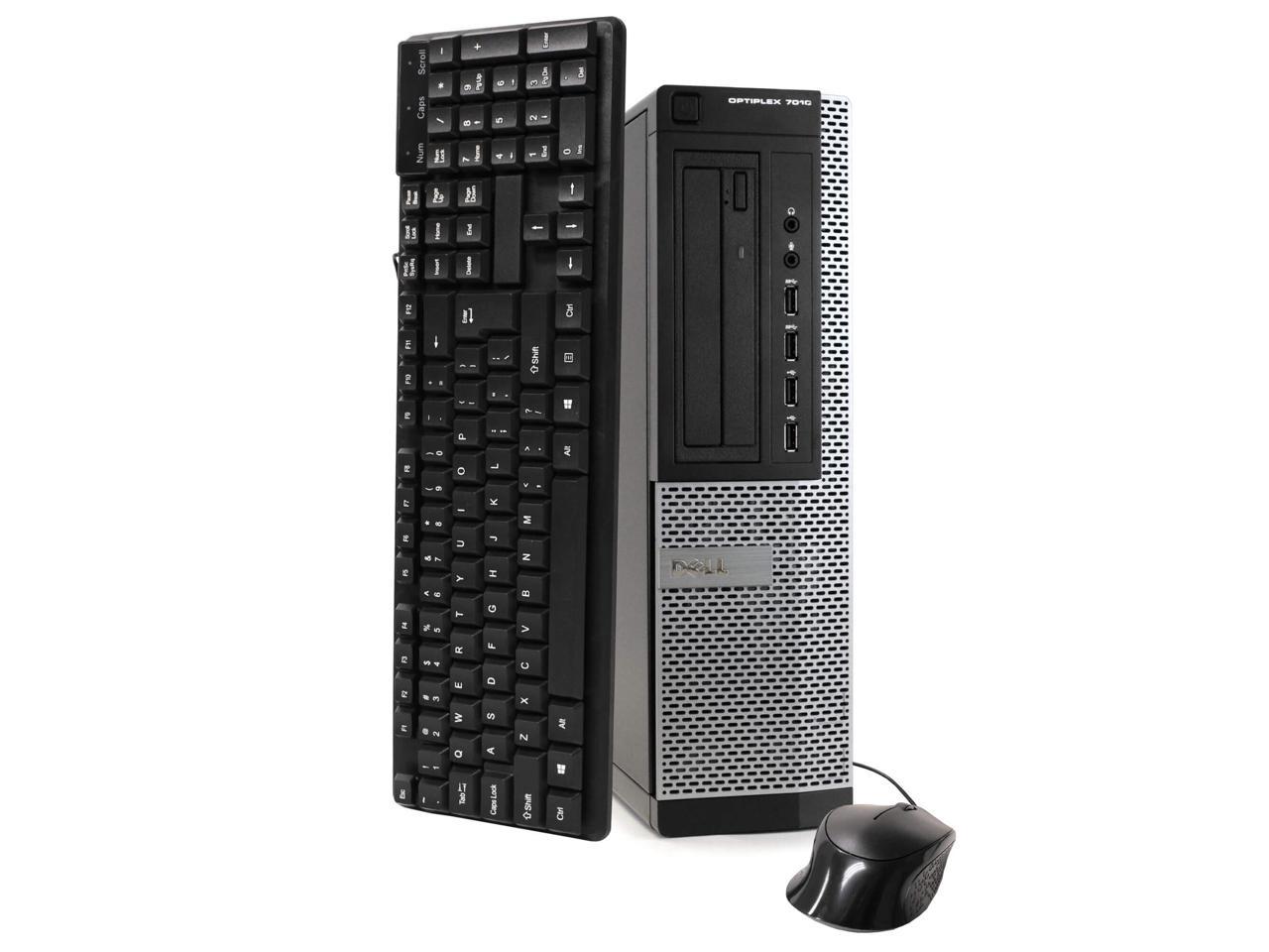 Dell OptiPlex 7010 Desktop Computer PC, 3.20 GHz Intel i5 Quad Core Gen 3, 16GB DDR3 RAM, 512GB Solid State Drive Hard Drive, Windows 10 Home 64bit (Grade B)