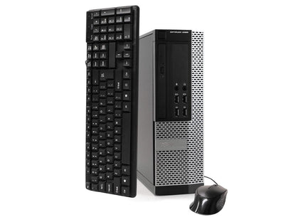 Dell OptiPlex 9020 Desktop Computer PC, 3.20 GHz Intel i5 Quad Core Gen 4, 4GB DDR3 RAM, 120GB Solid State Drive (SSD) SSD Hard Drive, Windows 10 Home 64bit