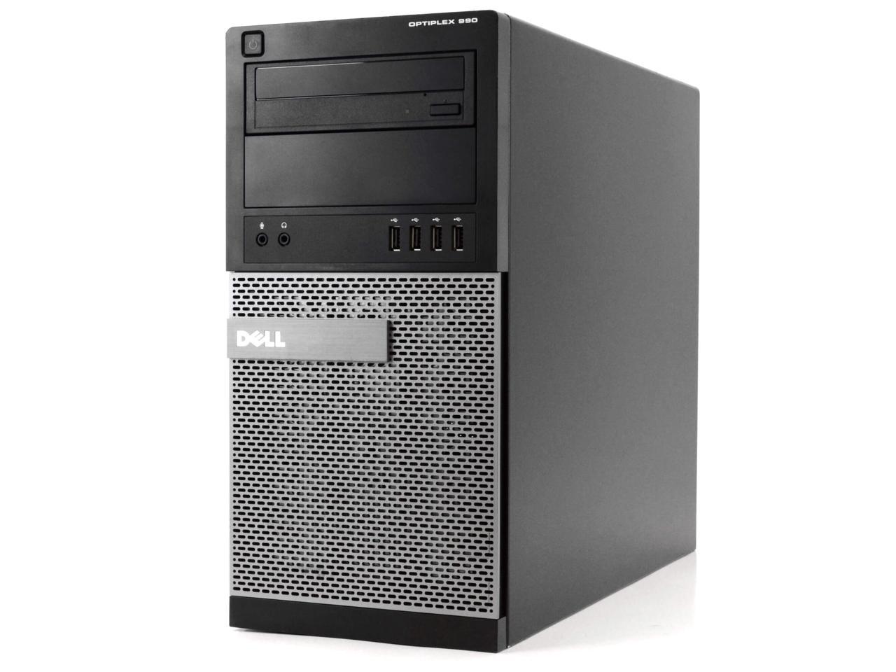 Dell OptiPlex 990 Tower Computer PC, 3.40 GHz Intel i7 Quad Core Gen 2, 16GB DDR3 RAM, 1TB SATA Hard Drive, Windows 10 Home 64 bit, 19" Widescreen Screen
