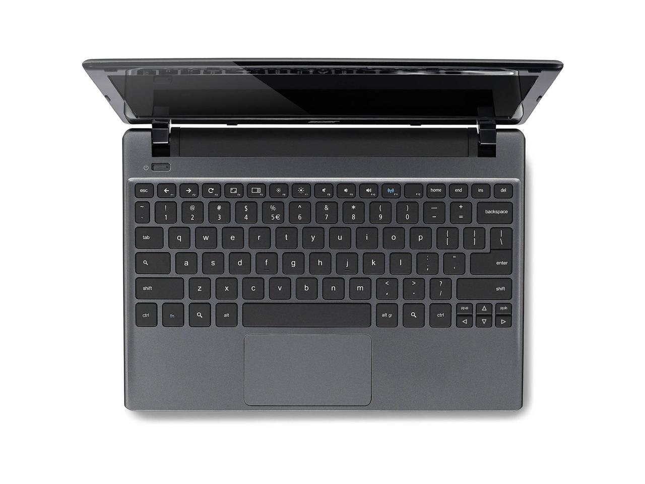 Acer Chromebook C710-2487, 1.10 GHz Intel Celeron, 2GB DDR3 RAM, 320GB SATA Hard Drive, Chrome, 11" Screen (Grade B)