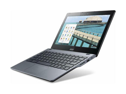 Acer Chromebook C720-2844, 1.40 GHz Intel Celeron, 4GB DDR3 RAM, 16GB SSD Hard Drive, Chrome, 11" Screen (Grade B)