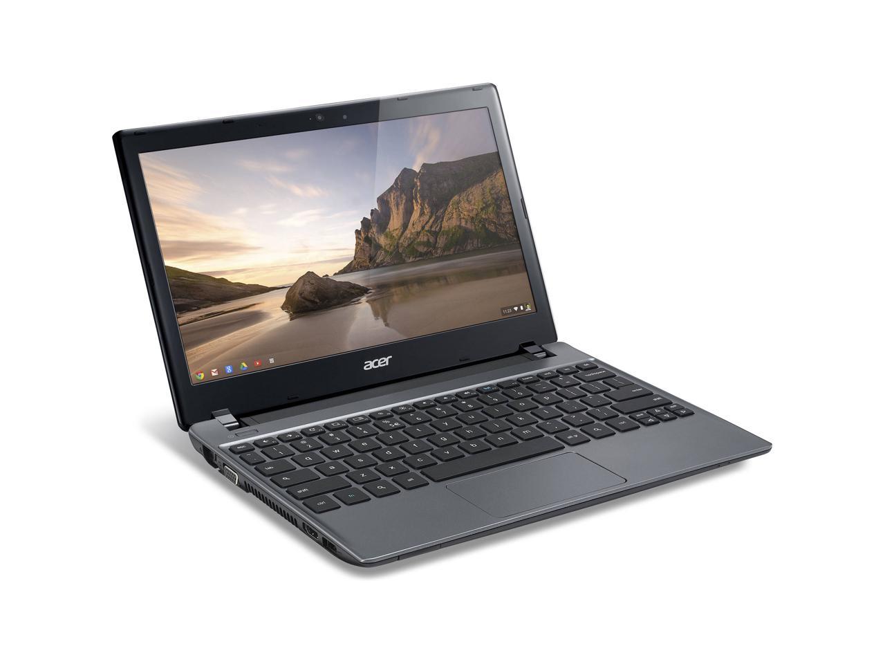 Acer Chromebook C710-2487, 1.10 GHz Intel Celeron, 2GB DDR3 RAM, 320GB SATA Hard Drive, Chrome, 11" Screen (Grade B)