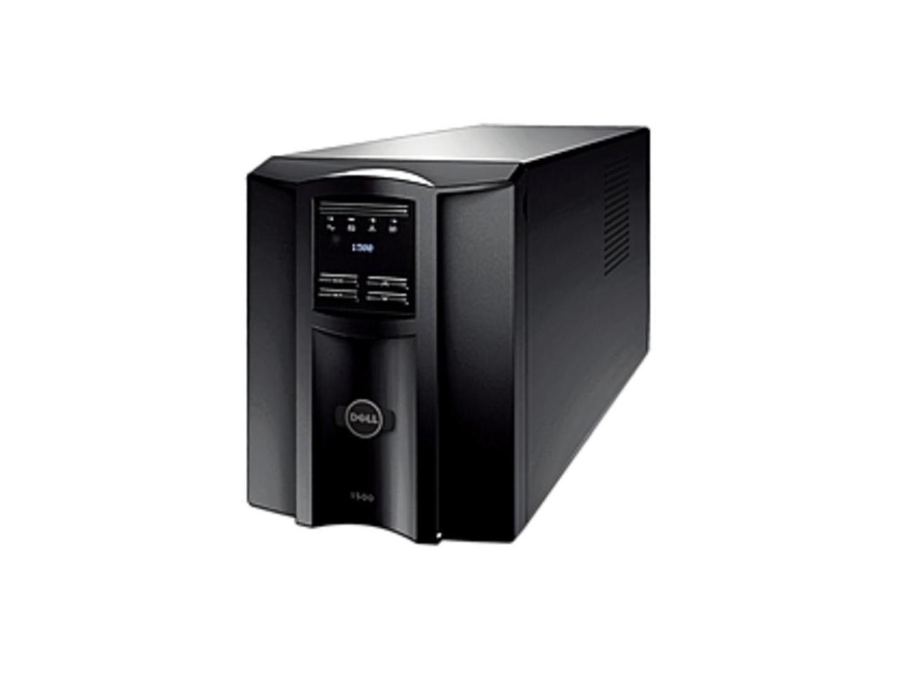 Dell DLT1500 Smart UPS - 1000 Watts - AC 120V - USB - Black