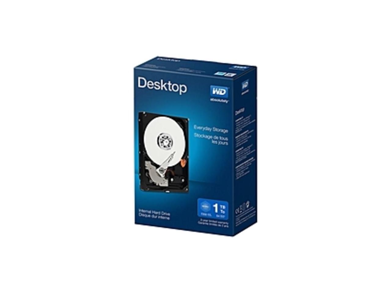WD 1 TB Desktop Mainstream SATA 6 Gb/s Internal Hard Drive - SATA - 64 MB Buffer