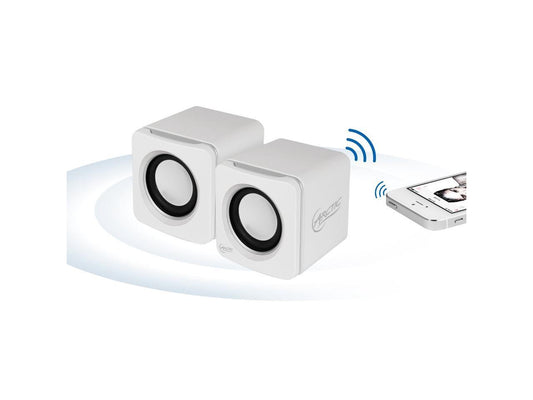 Arctic S111 BT Mobile Bluetooth V4.0 Sound-System with 2 x 2 W RMS Retail Packaging Color White Model SPASO-SP009WH-GBA01