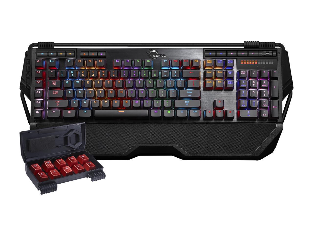 G.Skill Cherry MX Red RGB Mechanical Gaming Keyboard UK Layout Model GK-KCL1C4-KM780S10UK