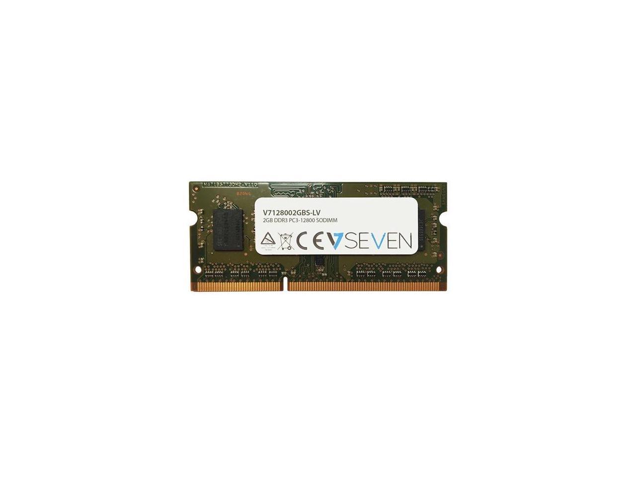 V7 V7128002GBS-LV 2Gb Ddr3 1600Mhz Sodimm Pc3L-12800 Cl11 1.35V