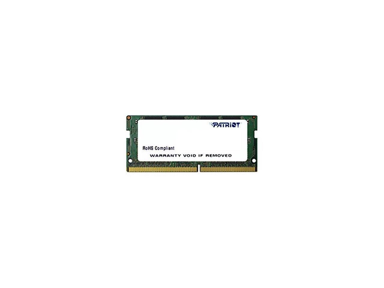 Patriot Signature Line 16GB 260-Pin DDR4 SO-DIMM DDR4 2400 (PC4 19200) Memory (Notebook Memory) Model PSD416G24002S