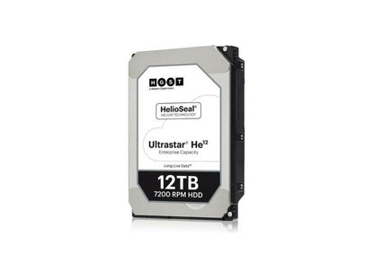 HGST 0F30141 12TB 12000GB 7200RPM SATA 4KN ISE HE12