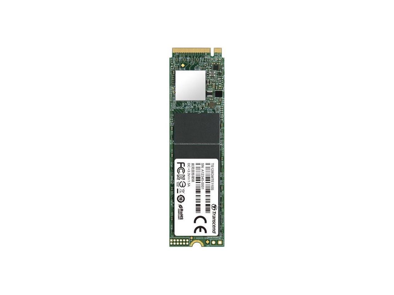 Transcend 128GB M.2 2280 PCIe Gen3X4 3D TLC Internal SSD