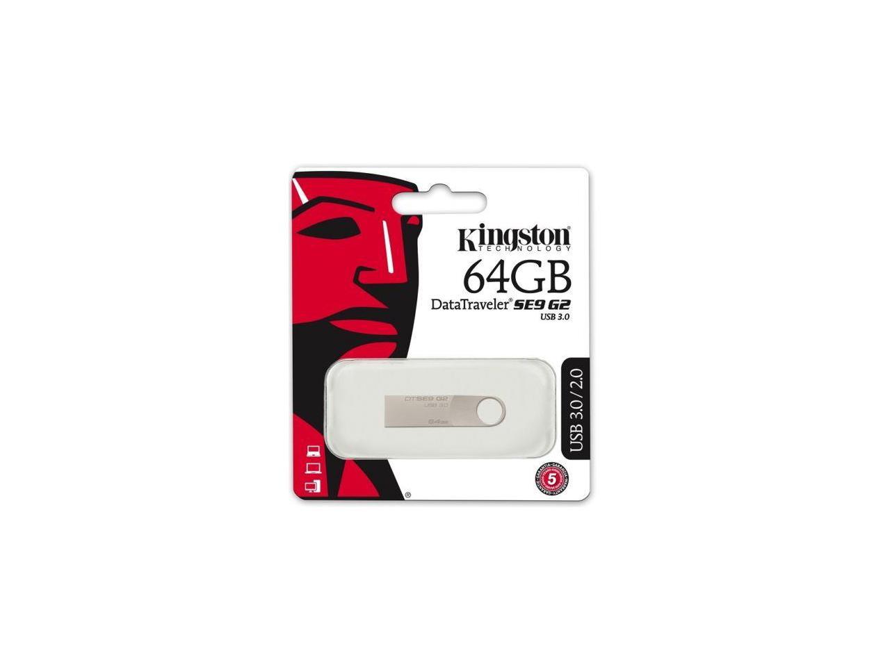 64GB 64G DTSE9G2/64GB USB 3.0 DataTraveler SE9 G2 DTSE9G2 Metal Drive