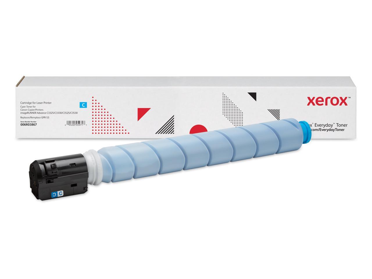 Xerox 006R03867 Compatible Toner Cartridge Replaces Canon 8525B003AA Cyan