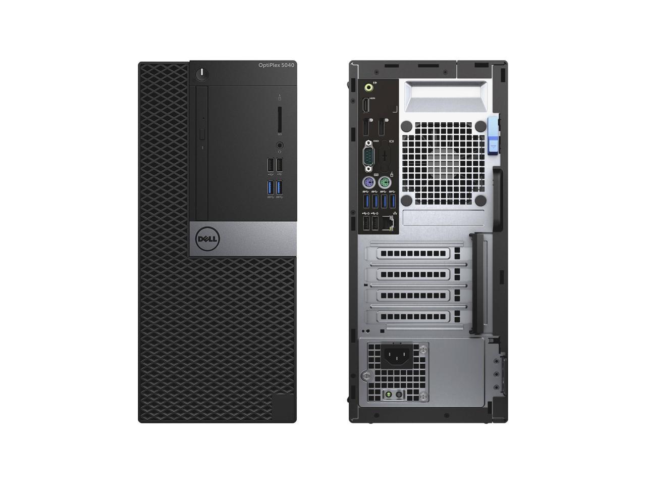 Dell OptiPlex 5040, Minitower, Intel Core i7-6700 up to 4.00 GHz, 8GB DDR3, 1TB HDD, DVD-RW, Microsoft Windows 10 Home 64-bit