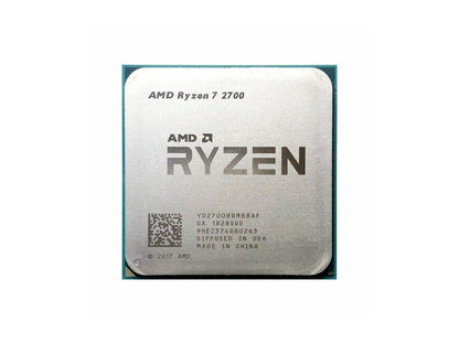 AMD RYZEN 7 2700 8-Core 3.2 GHz (4.1 GHz Max Boost) Socket AM4 65W YD2700BBAFBOX Desktop Processor - OEM