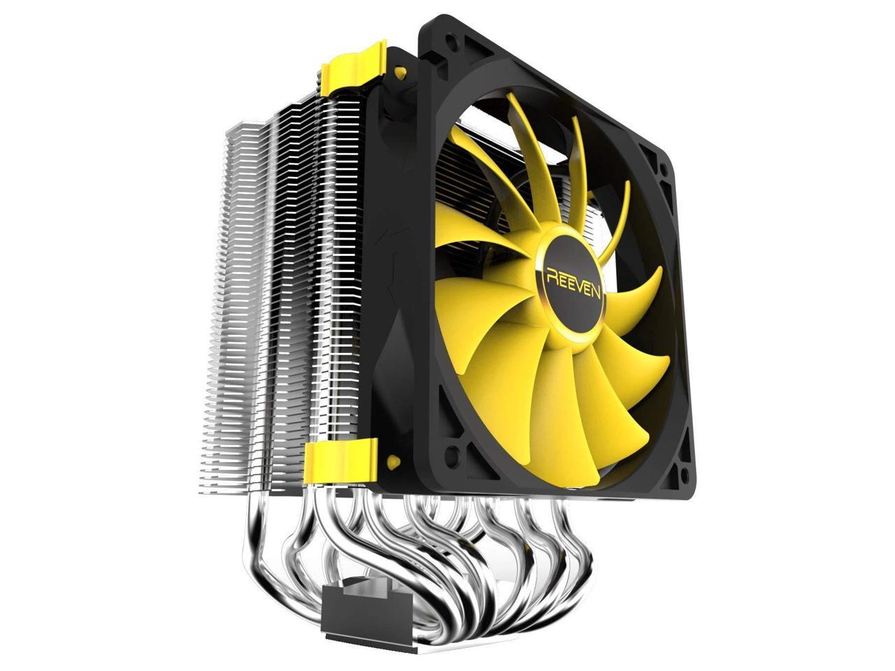 Reeven Justice High Performance 6 Heatpipes Copper Base 120mm CPU cooler