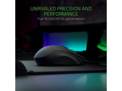 Razer Naga Trinity MOBA / MMO Gaming Mouse - 16,000 DPI 5G Optical Sensor