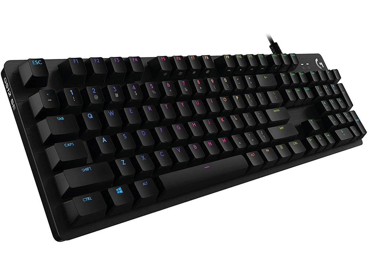 Logitech G512 SE Lightsync RGB Mechanical Gaming Keyboard with USB Passthrough