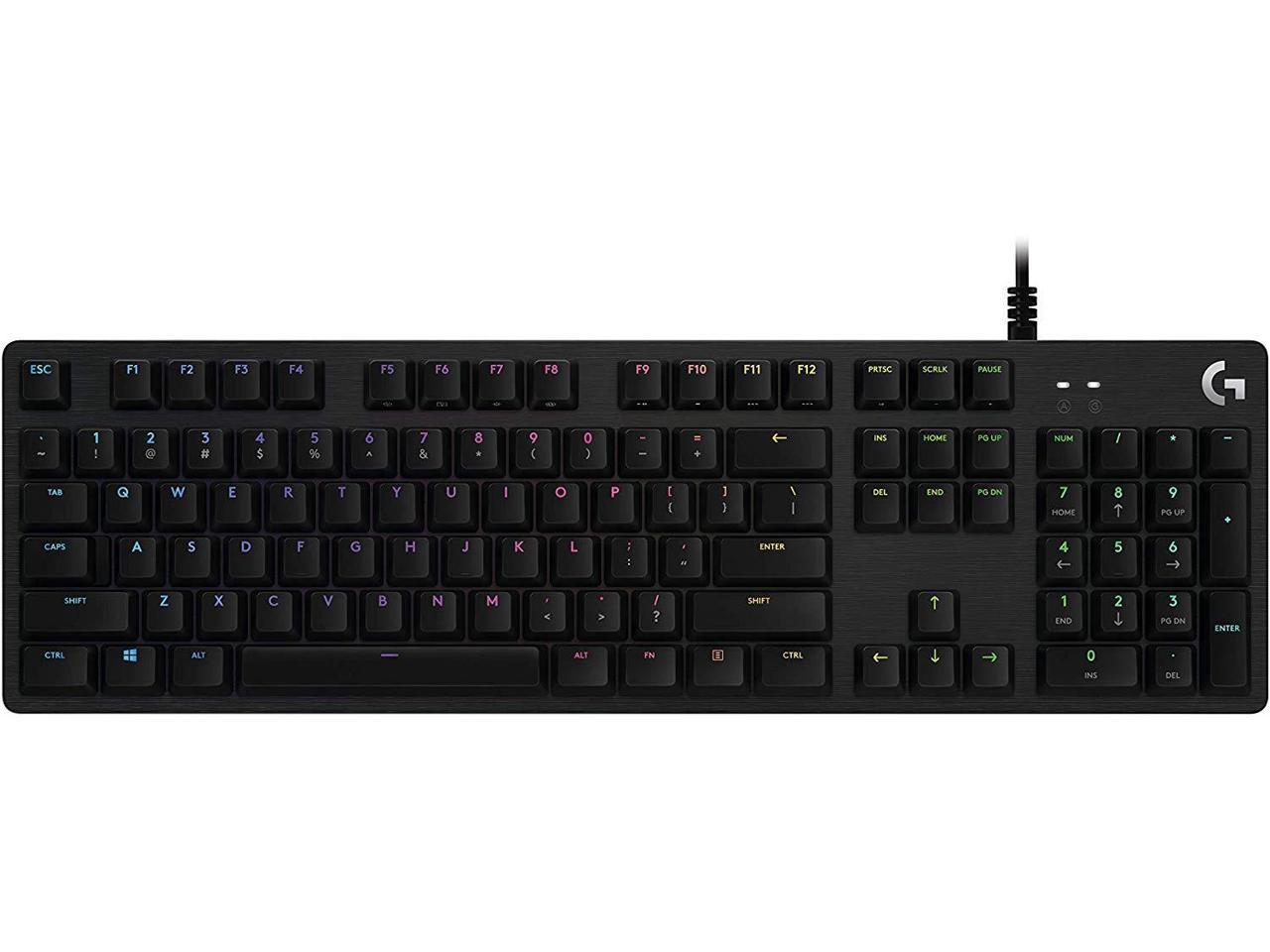 Logitech G512 SE Lightsync RGB Mechanical Gaming Keyboard with USB Passthrough