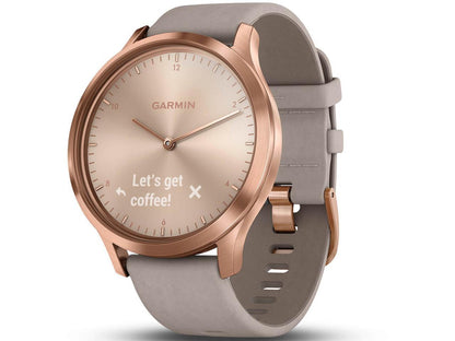GARMIN USA 010-01850-19 vivomove HR Premi RoseGold Gry