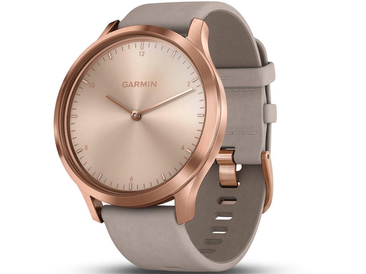 GARMIN USA 010-01850-19 vivomove HR Premi RoseGold Gry
