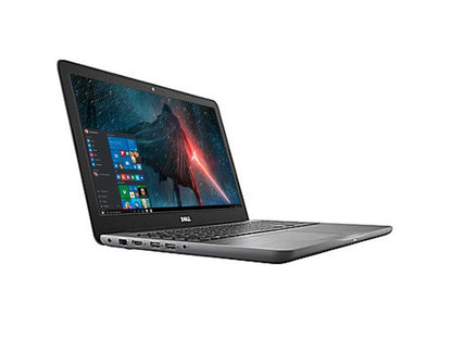 Dell Inspiron 15.6" LED-Backlit Display Laptop PC Intel i5-7200U Processor 8GB DDR4 RAM 256GB SSD DVD-RW Backlit-keyboard HDMI 802.11ac Webcam Bluetooth Windows 10-Gray