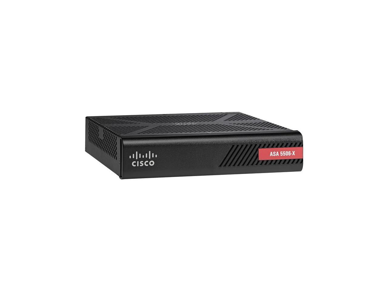 CISCO ASA 5506-X Appliance with Security Plus license for High Availability, 3 DES / AES (ASA5506-SEC-BUN-K9)