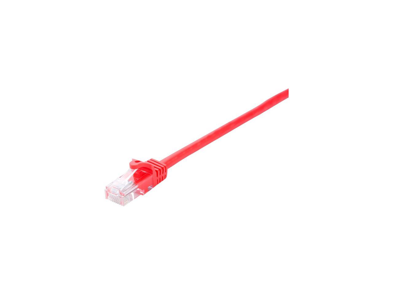 V7-CABLES V7CAT6UTP-02M-RED-1E 7FT CAT6 RED UTP NETWORK
