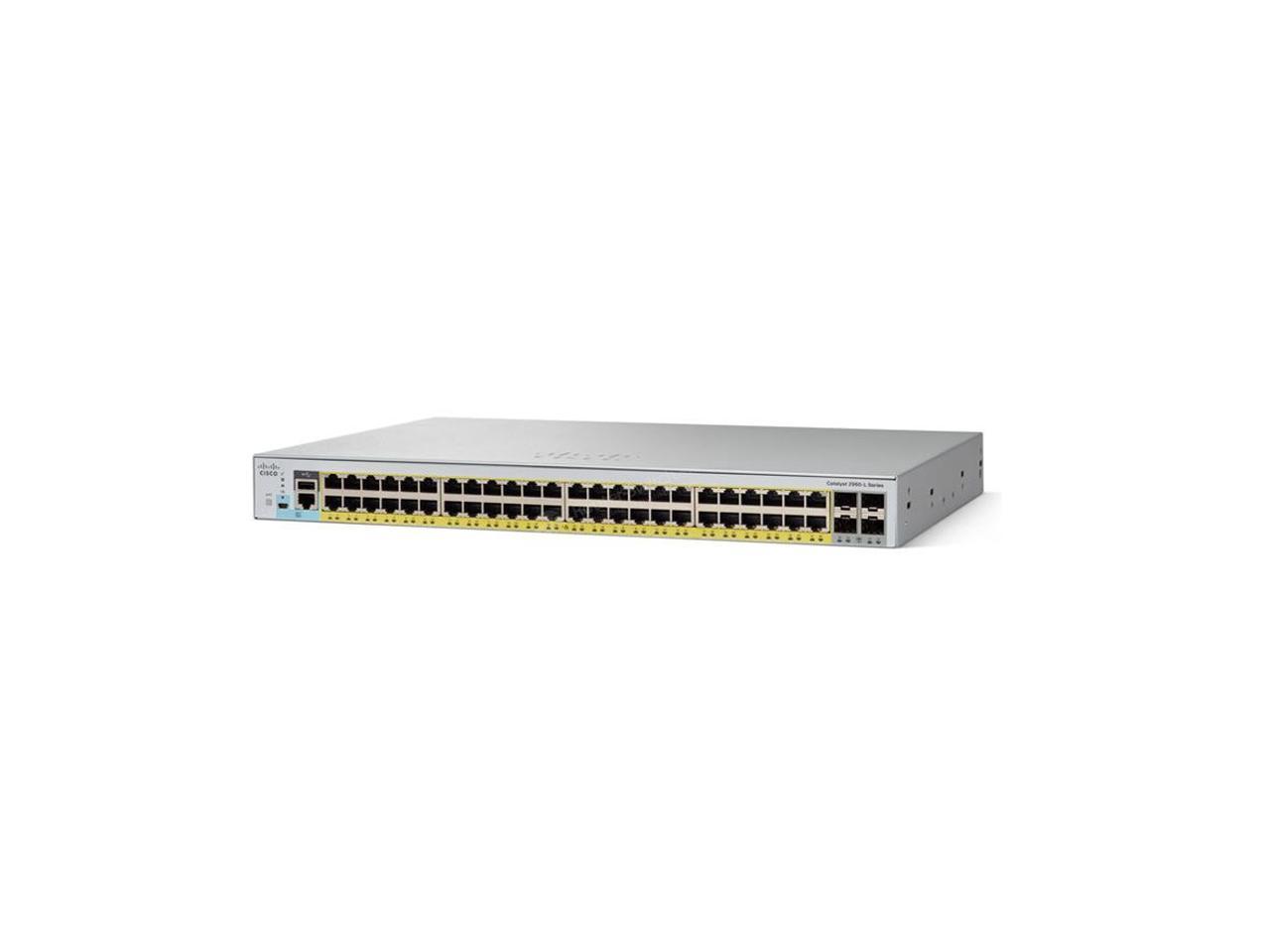 CISCO SYSTEMS WS-C2960L-48PS-LL Catalyst 2960L 48 port GigEPoE