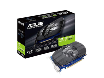 ASUS GeForce GT 1030 90YV0AU0-M0NA00 2GB 64-Bit GDDR5 PCI Express 3.0 HDCP Ready Video Card