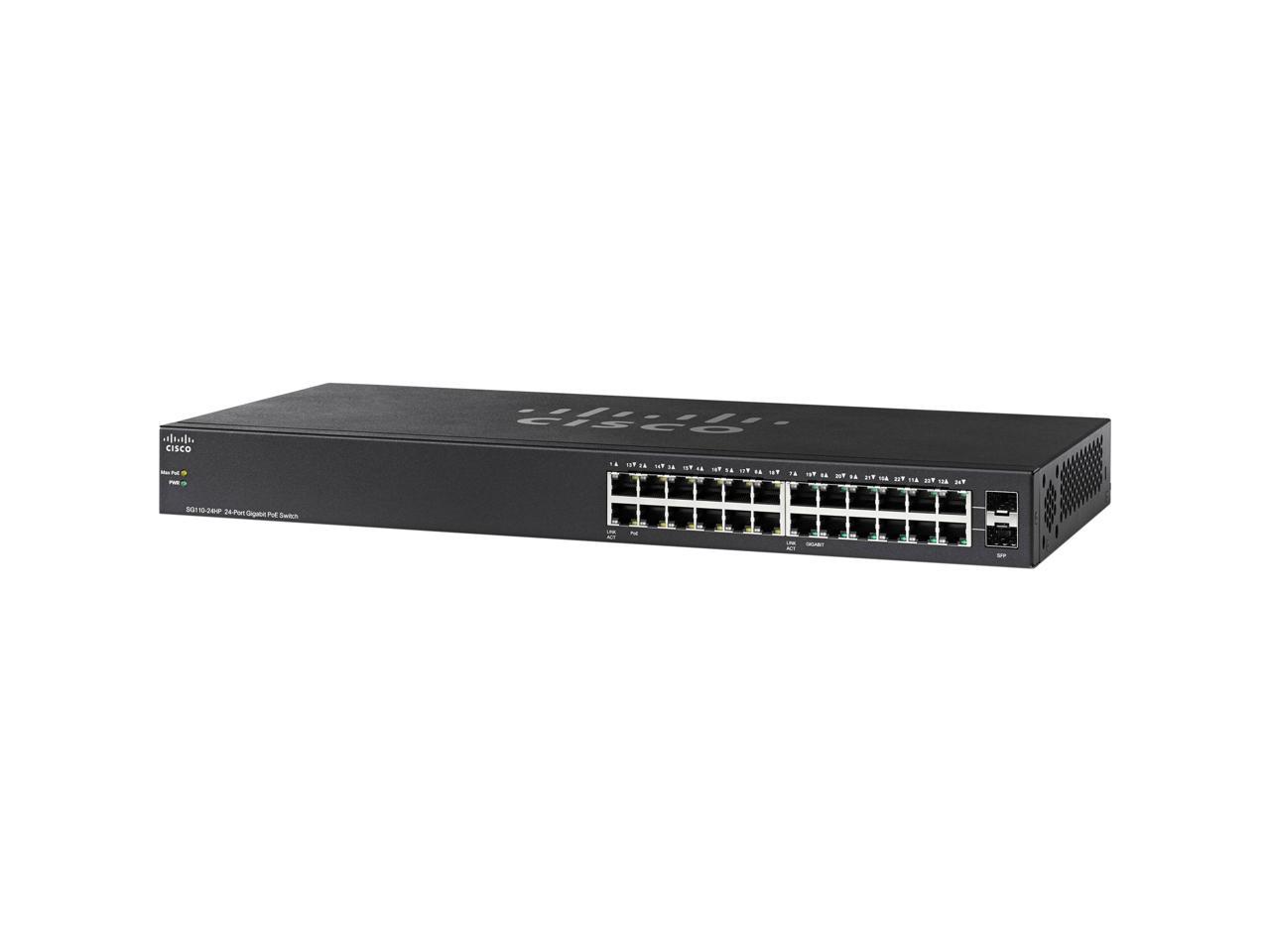 Cisco SG110-24HP 24-Port PoE Gigabit Switch