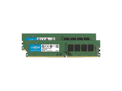 Crucial 64GB Kit (32GBx2) DDR4 2666 MT/s CL19 DIMM 288-Pin Memory - CT2K32G4DFD8266