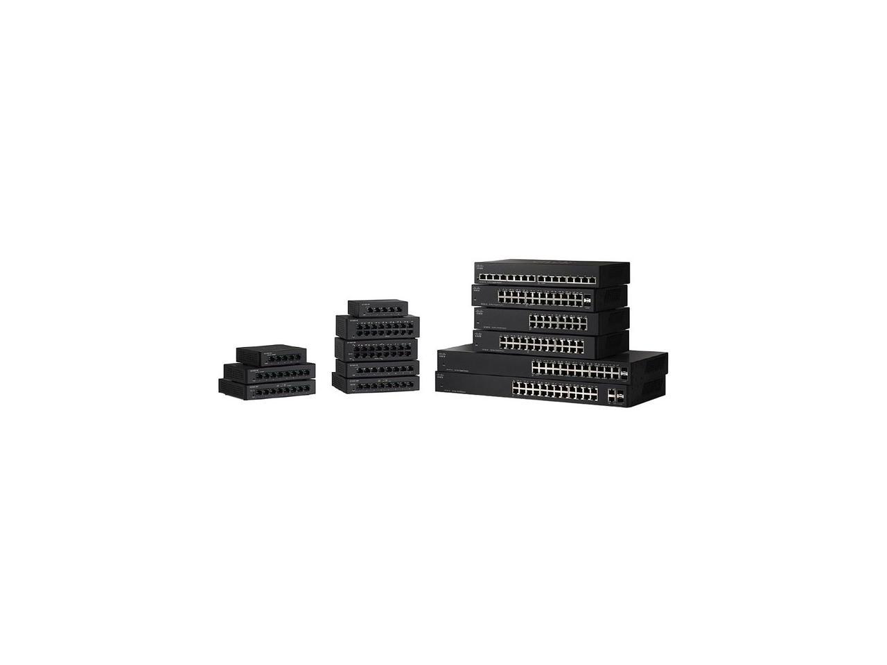 Cisco SG110D-05 Desktop Switch with 5 Gigabit Ethernet (GbE) Ports, Limited Lifetime Protection (SG110D-05-NA)