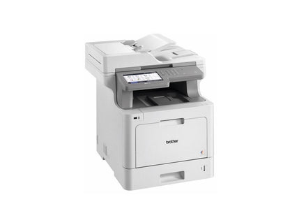 Brother Business Color Laser All-in-One MFC-L9570CDW - Duplex Printing - Wireless LAN - Copier/Fax/Printer/Scanner - 33 ppm Mono/33 ppm Color - 2400 x 600 dpi Print - 7" LCD Touchscreen - Gigabit