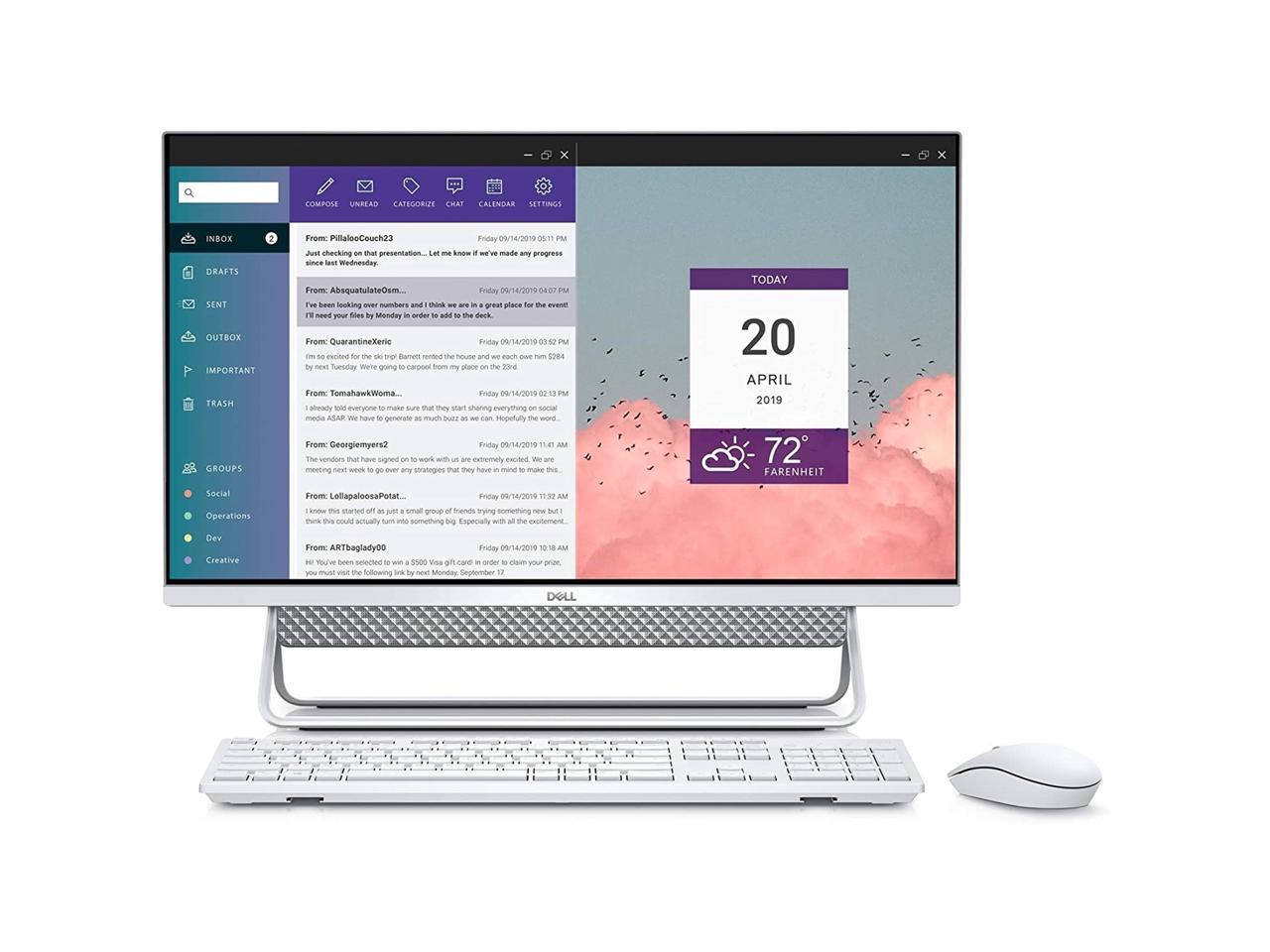 Dell Inspiron 7790 27" Touch 16GB 1.5TB Intel Core i7-10510U X4 1.8GHz Win10, White