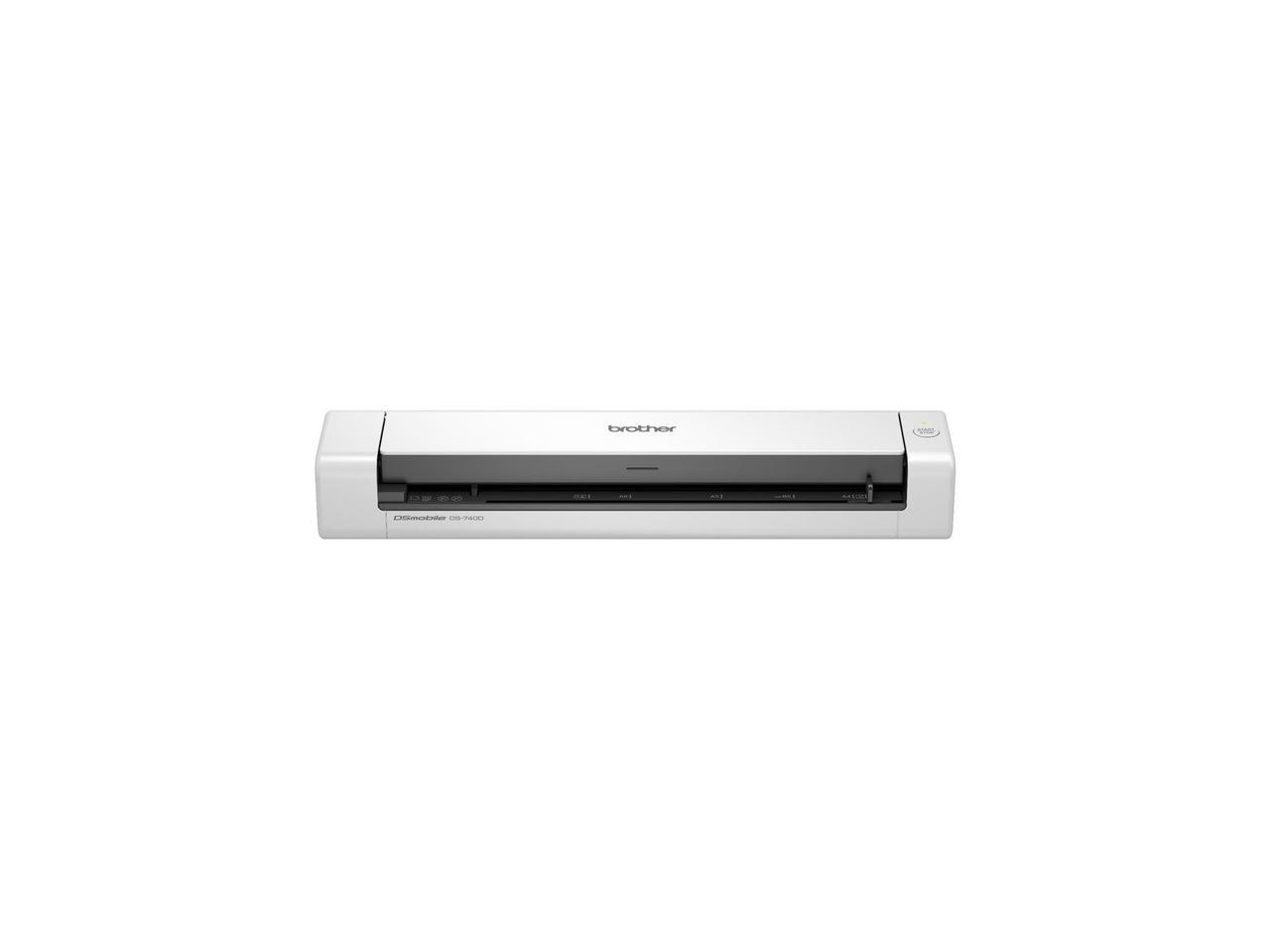 Brother DSmobile DS-740D 48 bit int./ 24 bit ext. Dual CIS 600 x 600 dpi Duplex Mobile Scanner with Desk Saving Design