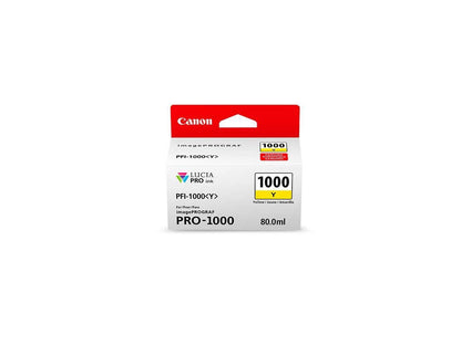 Canon PFI-1000 Y LUCIA PRO Yellow Ink Tank (80ml)
